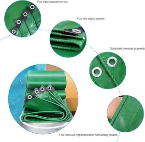 450g/m² Green PVC Tarp 450gm² Green PVC Tarp 3