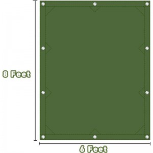 6 × 8 pye twal prela ak œillets Rustproof twal prela 3