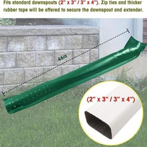 Drain Away Downspout Luzatzailea Euri desbideratzailea Drain Away Beherantzeko luzatzailea Euri desbideratzailea 7