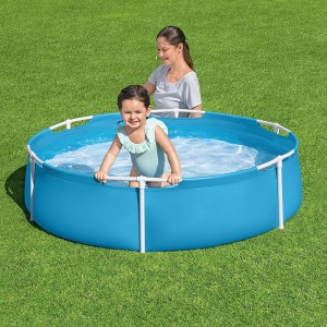 Above Ground Outdoor Round Frame Steel Frame Pool for Backyard Garden Frame Steel Frame Pool for Backyard Garden 