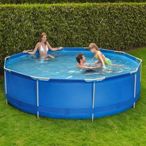 Above Ground Outdoor Round Frame Steel Frame Pool for Backyard Garden Frame Steel Frame Pool for Backyard Garden