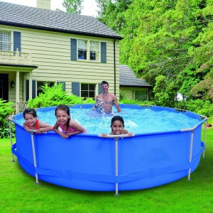 Above Ground Outdoor Round Frame Steel Frame Pool for Backyard Garden Frame Steel Frame Pool for Backyard Garden