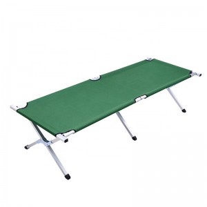 Aluminium draagbare vouwcampingbed militaire tentbedje