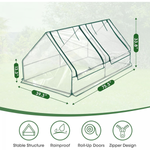 75"×39"×34" High Light Transmission Mini Greenhouse Mini Greenhouse2