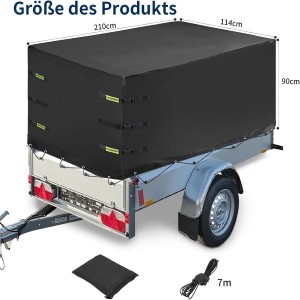 Waasserdicht High Tarpaulin Trailer