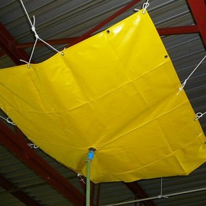 Madzi Padenga PVC Vinyl Chivundikiro Kukhetsa Tarp Kutayikira Diverters Tarp Madzi Padenga PVC Vinyl Chivundikiro Kukhetsa Tarp Leak Diverters Tarp 3