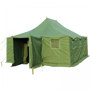 Ọnụ ahịa n'ogbe dị elu Military Pole Tent Army tent 2