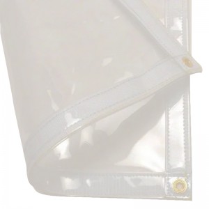 Heavy Duty Clear Vinyl Plastic Tarps PVC брезент ачык брезент 3