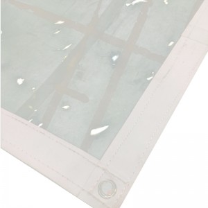 Heavy Duty Clear Vinyl Plastic Tarps PVC Tarpaulin Clear Tarpaulin 6