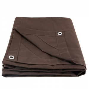 6′ x 8′ Tan Canvas Tarp 10 untsi raskeveokite veekindel