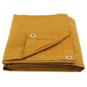 6′x 8′ Dark Brown Canvas Tarp 10oz Mabug-at nga Katungdanan nga Makasukol sa Tubig