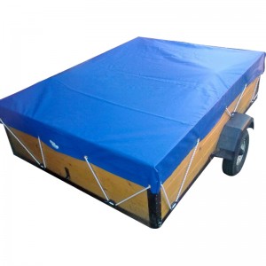 Couverture de remorque en bâche imperméable en PVC